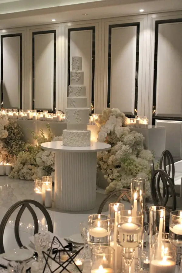 Candle and floral event styling Sydney